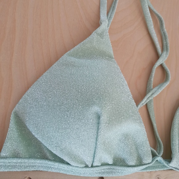 URBAN OUTFITTERS Glimmer Cheeky Bikini Bottom & Triangle Bikini Top- NWT (L) - Picture 5 of 15